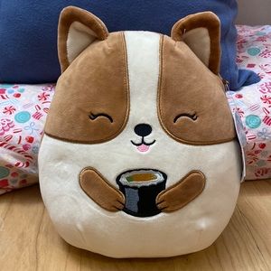 Regina the Corgi with Sushi Squishmallow